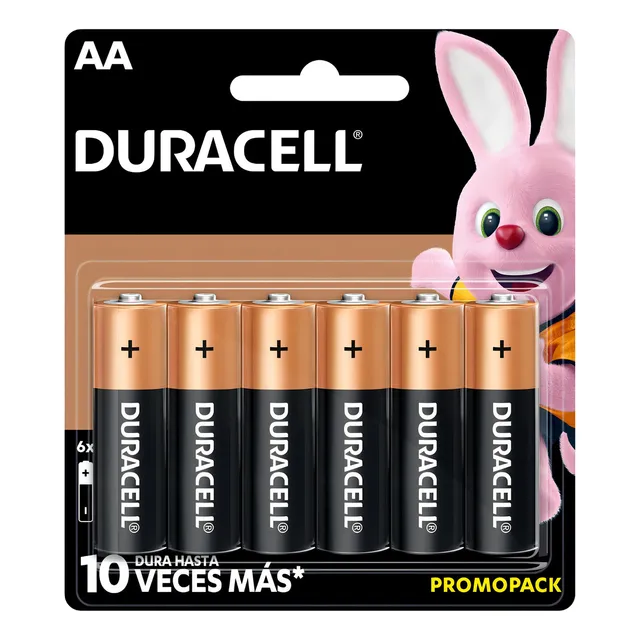 Duracell Pilas Alcalinas Aa Paquete Con 6 Pilas 1.5v