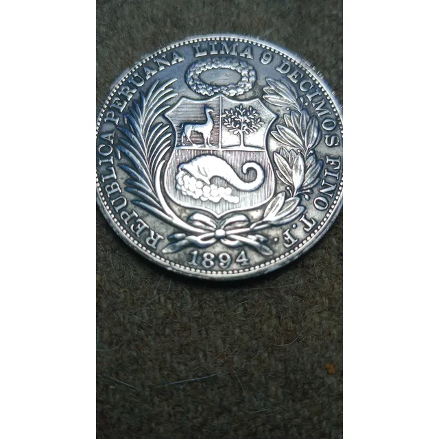 Moneda Peruana Un Sol