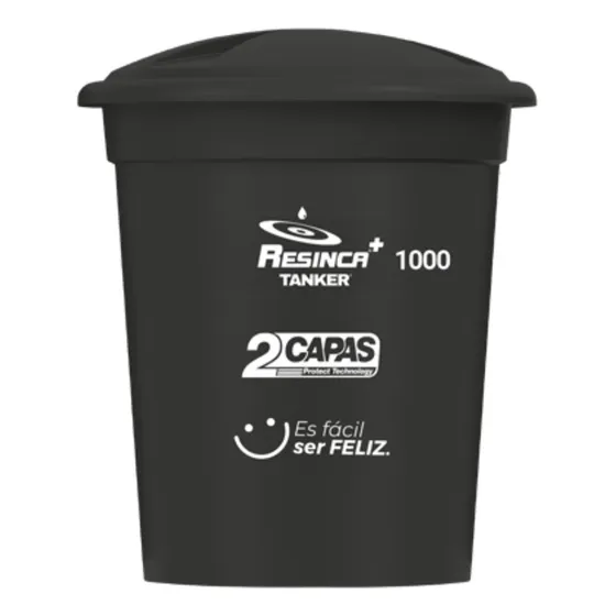 Tanque De Agua Cónico 2 Capas 1000 Litros Resinca  5 Años
