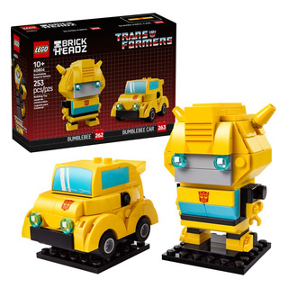 Lego Brickheadz Bumblebee Robot Y Vehículo 40804 - 253pz Lego Brickheadz Bumblebee Robot Y Vehículo 40804 - 253pz