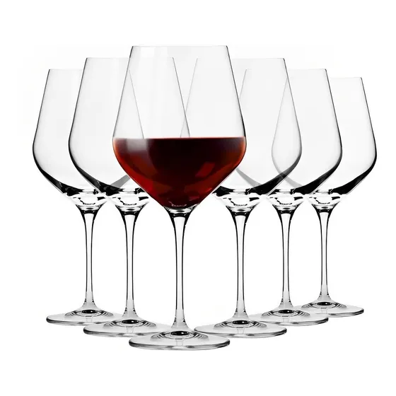 Set 6 Copas 507ml Vino Tinto Coctel Aperol Brunello Cristar Color Transparente