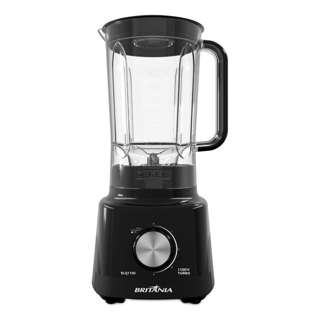 Liquidificador Britânia 1100w 2,7l 4 Velocidades Blq1100 Preto 127v Liquidificador Britânia 1100w 2,7l 4 Velocidades Blq1100 Preto 127v