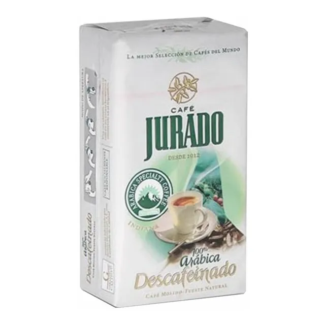 Café Molido Jurado Descafeinado 250g Para Todas Las Máquinas
