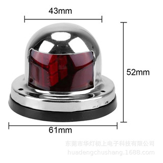 Señal De Yate De 12 V Ip68, Acero Inoxidable 316, 8 Led, Res Señal De Yate De 12 V Ip68, Acero Inoxidable 316, 8 Led, Res