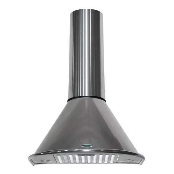 Campana Circular Cocina 60cm Acero Luz Motor 1 Velocidad