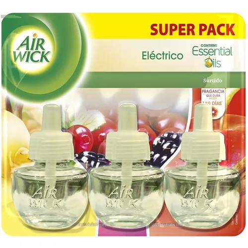 Air Wick Pack 3 Repuesto Electrico 21 Ml - Variedades