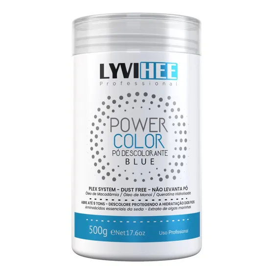 Lyvihee Pó Descolorante Roxo Power Color 500g #magnific