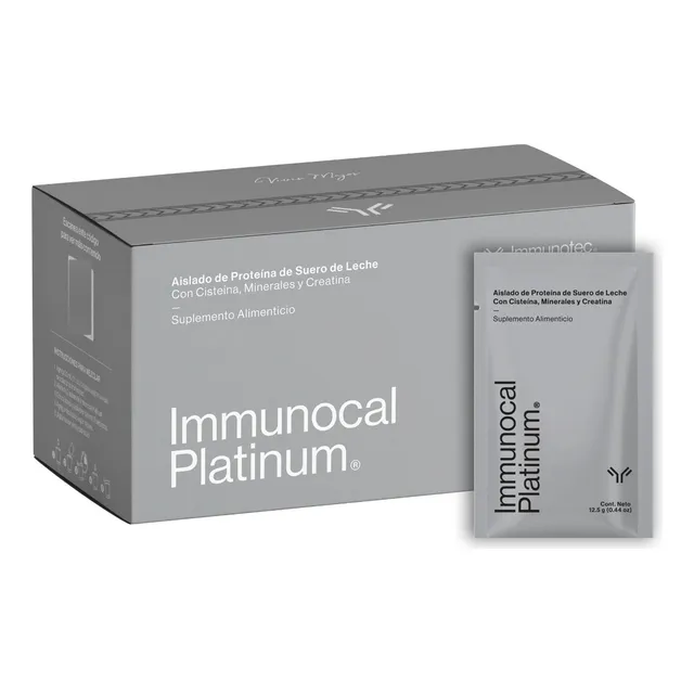 Immunocal Platinum Aislado de Proteína de Suero de Leche Desintoxicante Anti-Inflamatorio 30 Dosis
