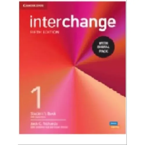 Interchange 1 - Student's Book With Digital Pack - 5th Editi, De Richards, Jack C.. Editora Cambridge University Press Do Brasil, Capa Mole Em Inglês