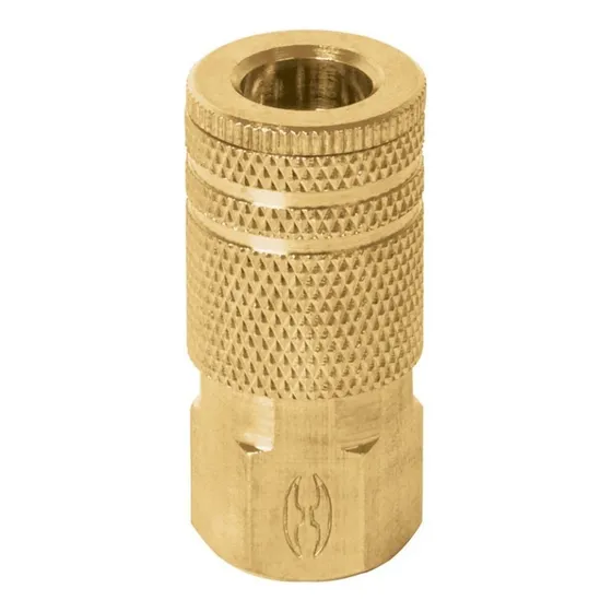 Cople De Laton Solido Para Compresora Cuerda 1/4 Npt Hembra