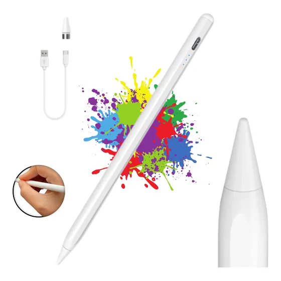 Caneta Touch Pencil Compatível C/ Apple iPad Palm Rejection