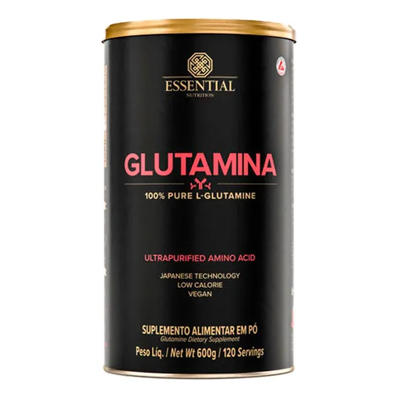 Glutamina Essential Nutrition - (600g) Sabor Sem Sabor
