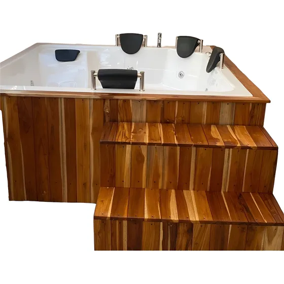 Jacuzzi Para 6 Personas En Madera Teca