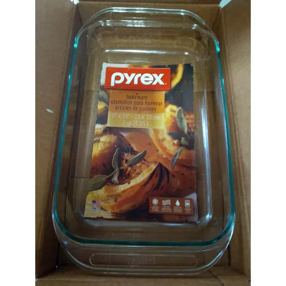 Refractario Rectangular Pyrex 22,5 X 33 Cm