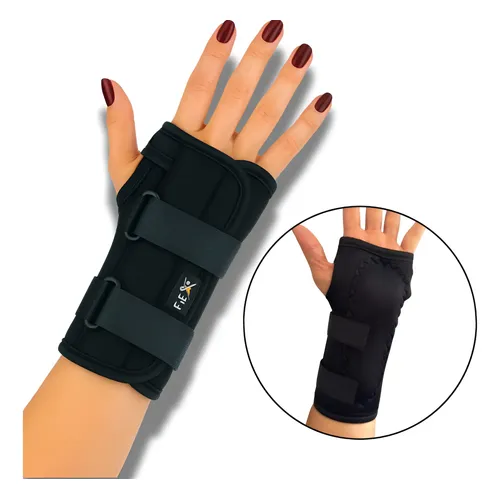 Zx Thumb Immobilizer Wristband In Black Neoprene Standard