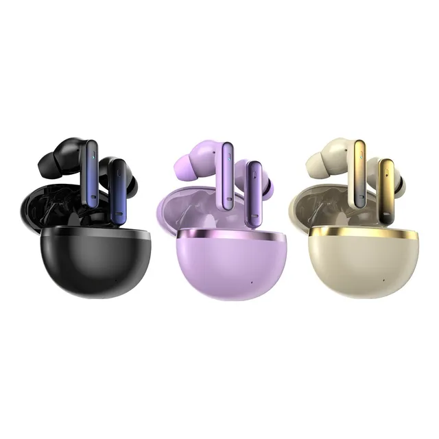 Fone De Ouvido Bluetooth Sem Fio Dourado 5.3protws Microfone