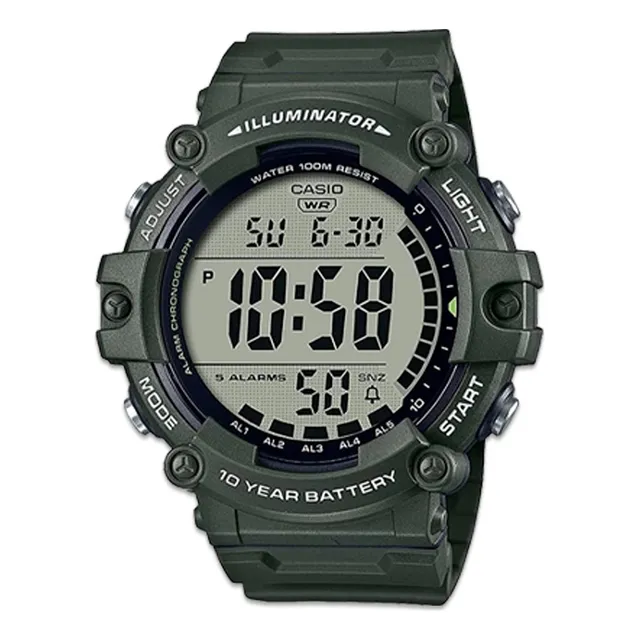 Reloj Digital Casio Illuminator Batería 10años 1500whx-3avcf