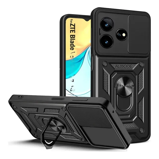 Funda Resistente Anillo Cubre Camara Para Zte V50 Design 4g