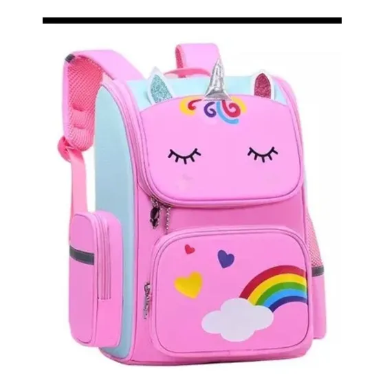 Morral Mochila Bolso Escolar De Unicornio, Grande 