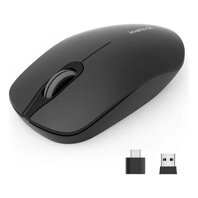 Mouse Inalámbrico Inateck, Negro