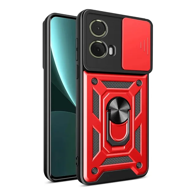 Funda Anillo Con Cubre Cámara Compatible Con Moto G85