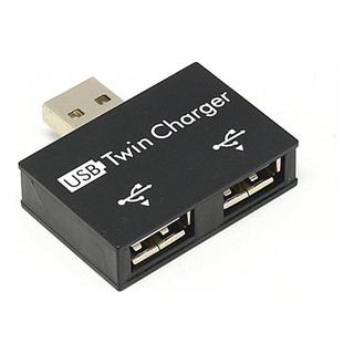 Extensor Usb De Doble Puerto, Cargador Doble, Portátil, Ofic Extensor Usb De Doble Puerto, Cargador Doble, Portátil, Ofic