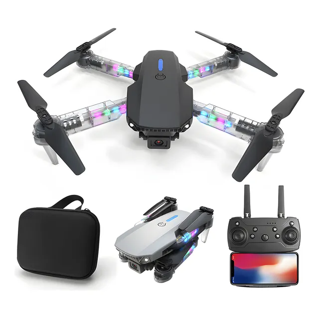 Mini Drone Control Remoto Con Camara 4k Quadcopter+ 2batería