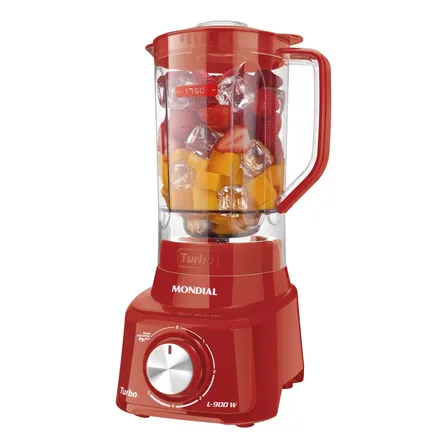 Liquidificador Turbo Full, Mondial 900w L-900 FR