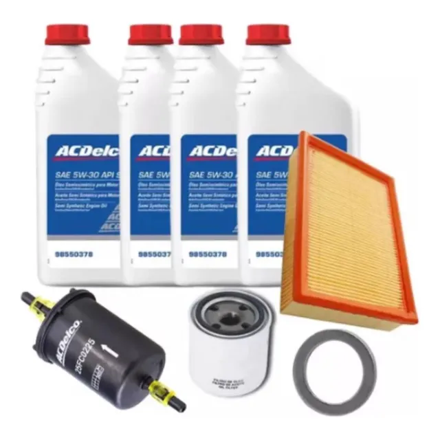 Kit Revisão 4l Óleo 5w30 E Filtros Corsa 2006 2007 2008 Gm