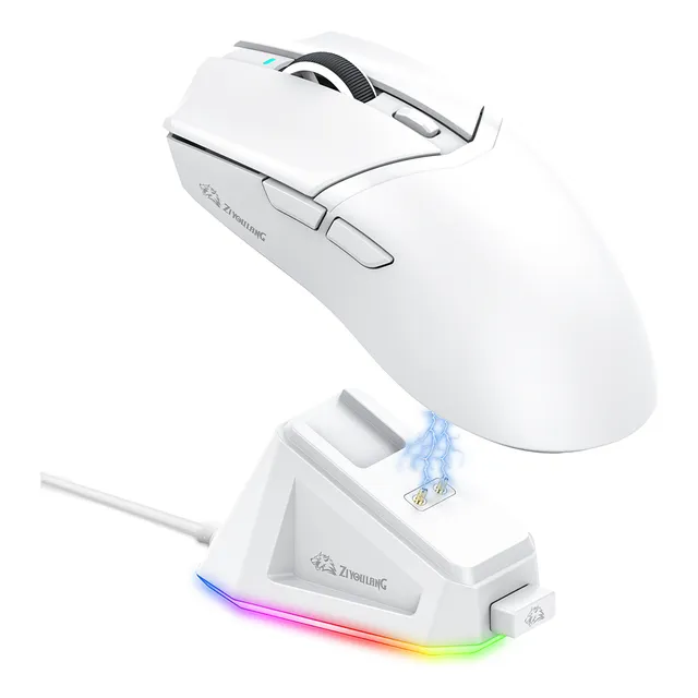 Free Wolf X2 Paw3311 Ratón Tres Modos Con Base Carga Rgb