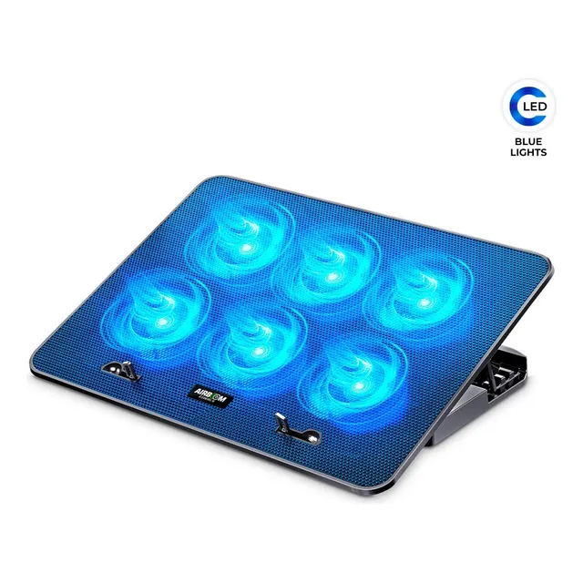 Cooler Gamer Airboom Iceberg C/ 6 Ventiladores Led 4 Niveles