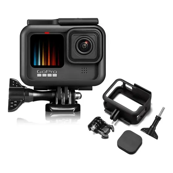 Frame Para Gopro Hero 9/10/11/12 Black + Tapa Lente