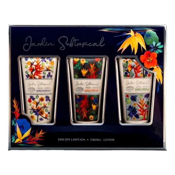 Kit Regalo Crema De Manos Amazon Aroma Jardin Subtropical