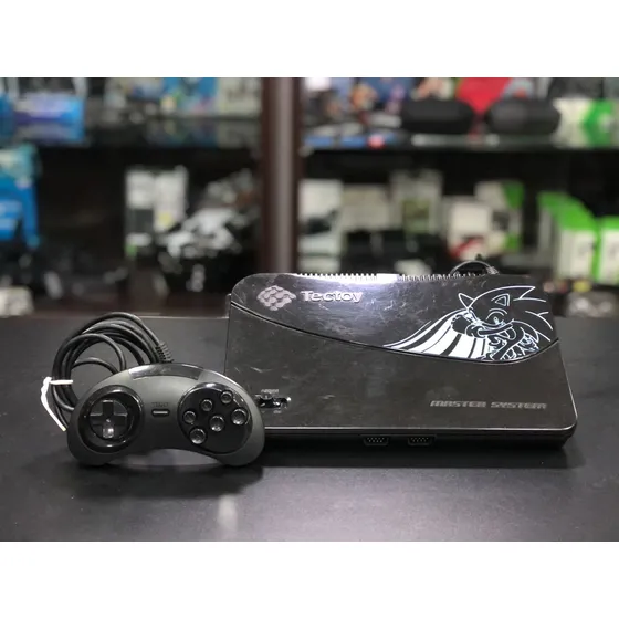Master System Evolution Tec Toy Preto Funciona Usado