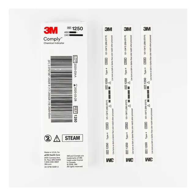 Indicador Químico Interno A Vapor 3m - 1250