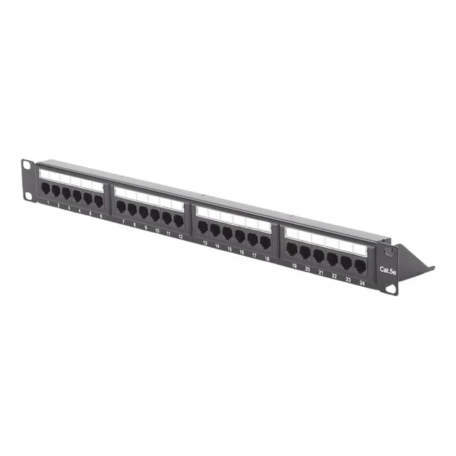 Panel Parcheo Linkedpro 24ptos Cat5e Con Barra Organizadora
