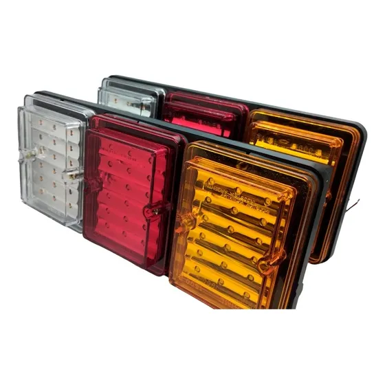 Juego X2 Faros Led Trasero Baiml 1610e 12/24v Camión Tráiler