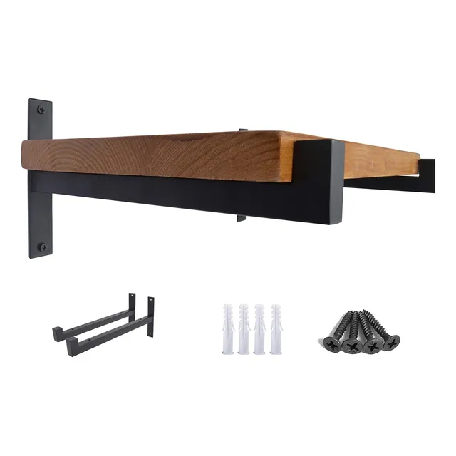 2 Soporte Estante Acero Resistente Para Montaje Pared Hecho