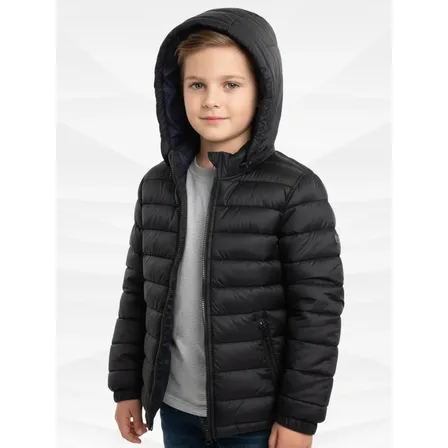 Casaco Puffer Dupla Face Infantil Juvenil Bobojaco Premium