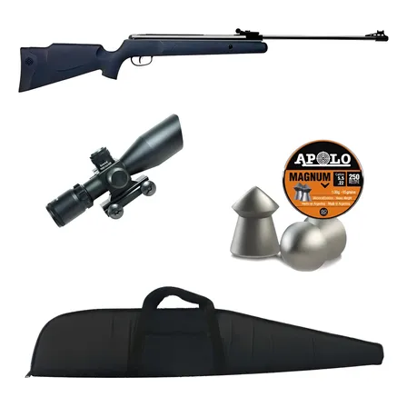 Rifle Crosman Fury + Mira Telescópica Laser +funda +postones