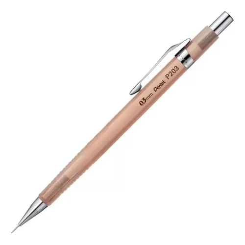 Antiga Lapiseira Pentel P203 0.3mm. Marrom Década 80 | MercadoLivre