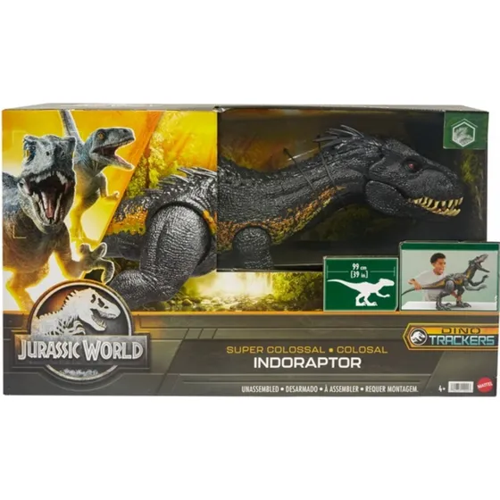 Indoraptor Colossal Jurassic World Dino Trackers Articulable