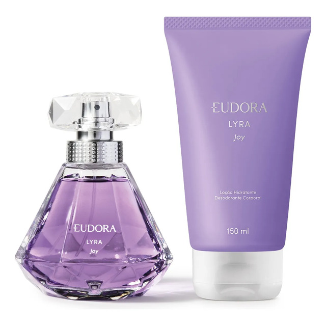 Combo Lyra Joy: Desodorante Colônia 75ml + Loção Corporal Lyra Joy 150ml Combo Lyra Joy: Desodorante Colônia 75ml + Loção Corporal Lyra Joy 150ml