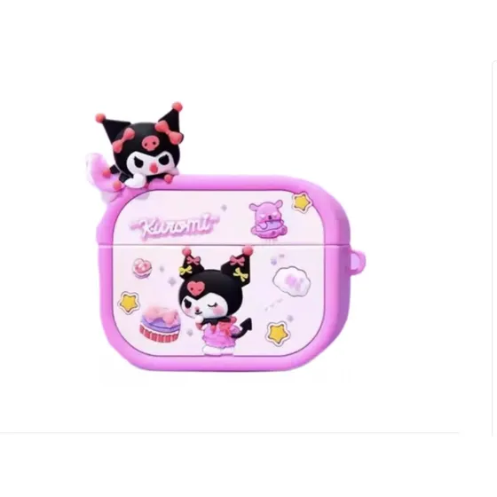 Forro 3d Protector Silicone AirPods Pro AirPods Pro 2 Kuromi