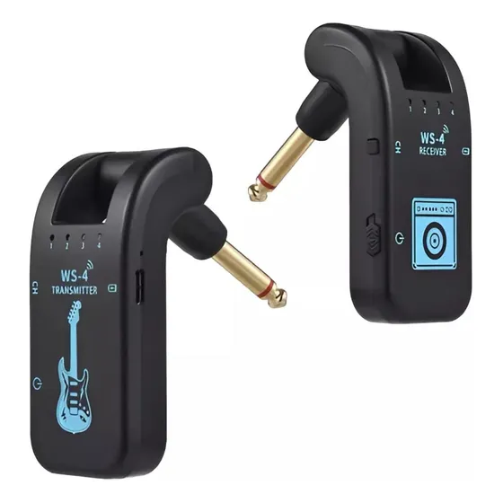 Cabo P10 Sem Fio Wireless Guitarra Violão Baixo
