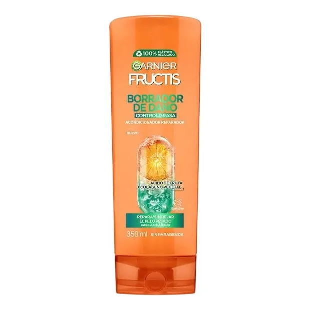 Garnier Fructis Acondicionador Borrador De Daño 350ml