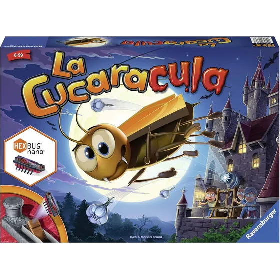 Ravensburger 22336 La Cucaracula, Juego De Mesa, 2-4 Jugador