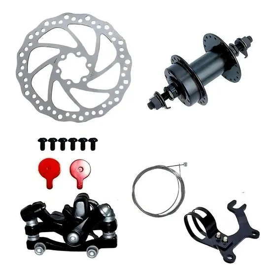 Freio A Disco Bike Dianteiro Adaptador De Pinça Cubo 36 F