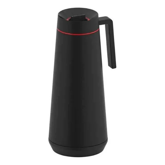 Bule Térmico Tramontina Exata Em Aço Inox Preto 1 Litro Bule Térmico Tramontina Exata Em Aço Inox Preto 1 Litro