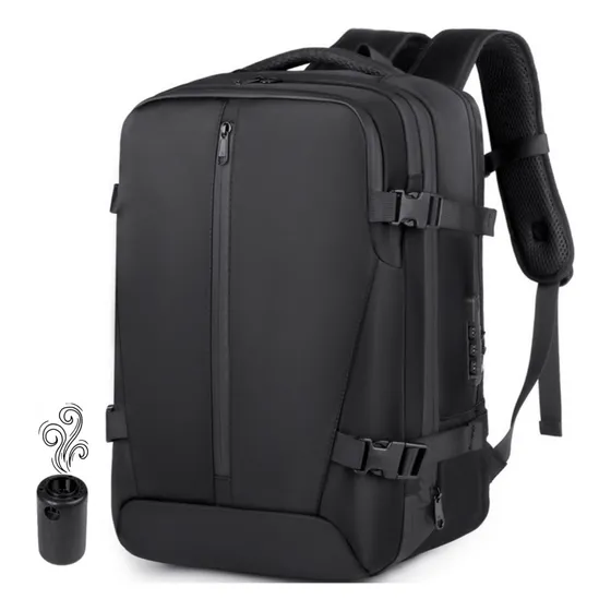 Mochila De Viagem Executiva Grande Vácuo Notebook Expansível